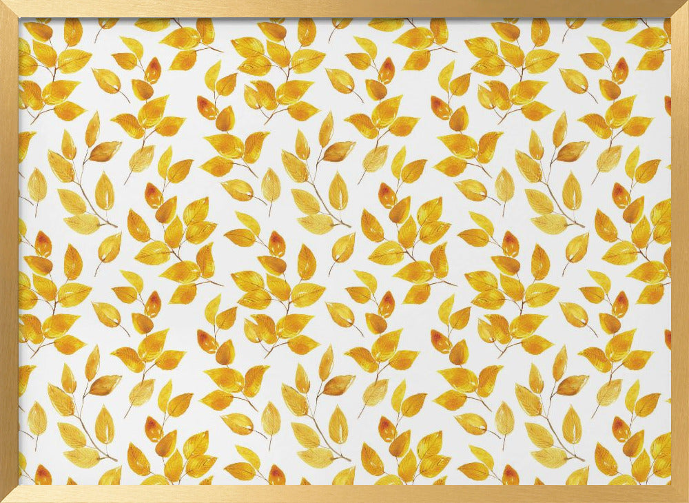 Curvy leaves Poster